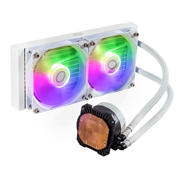 Cooler Master MasterLiquid 240L Core ARGB White 240mm CPU Liquid Cooler